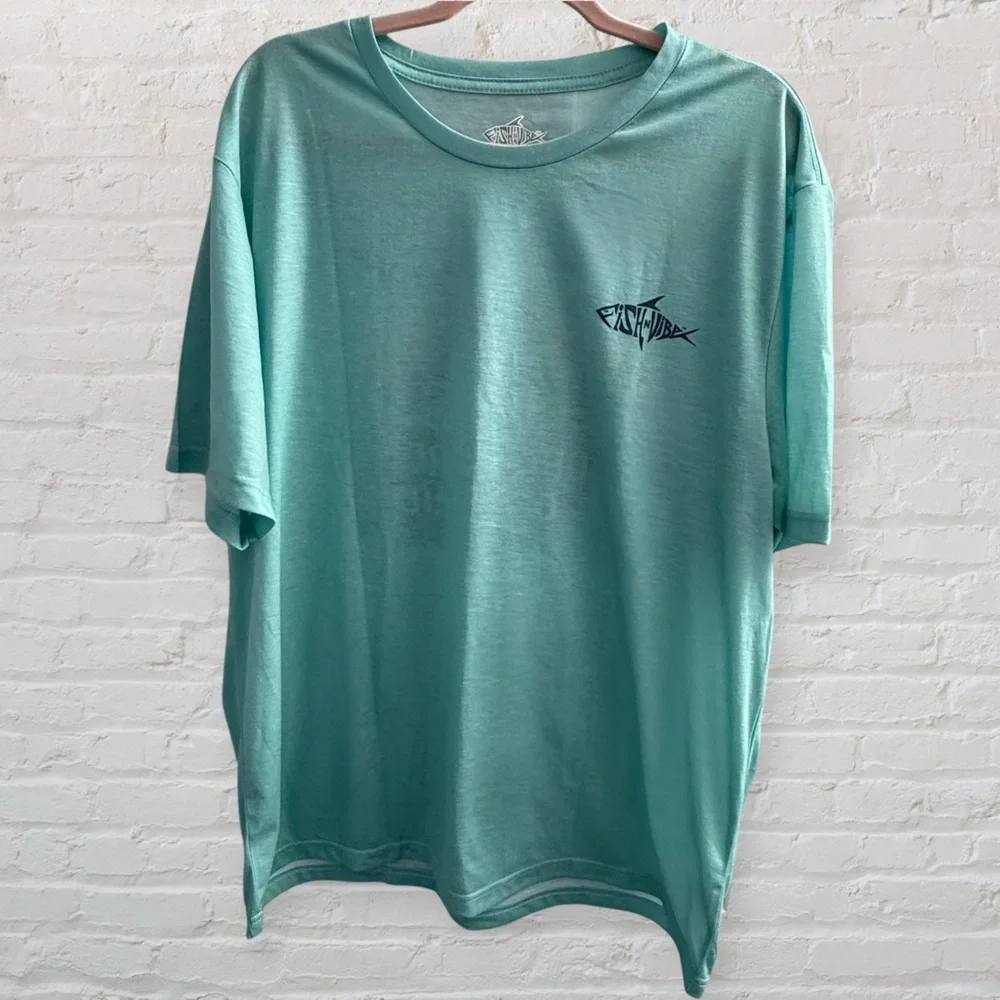 Fish N Vibe XL Performance Fishing Tee NWT‎ “Offshore & Off-Grid”